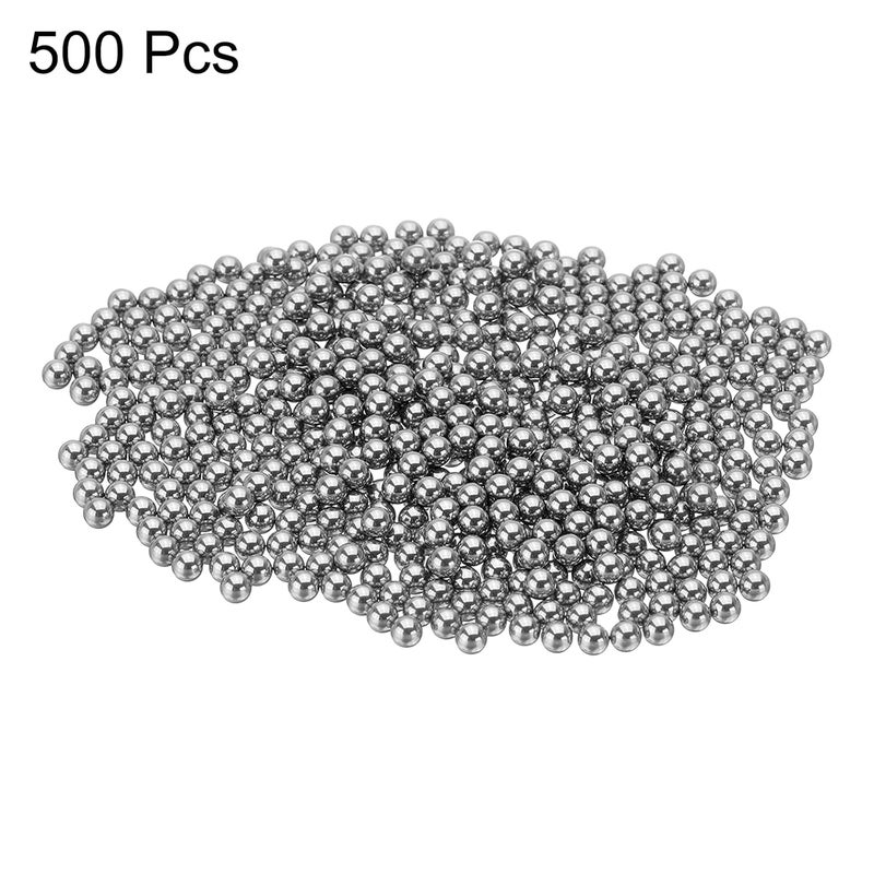 uxcell 500 Pcs 3 mm Bearing Balls 304 Stainless Steel Ball G100 Precision Balls - Image 3